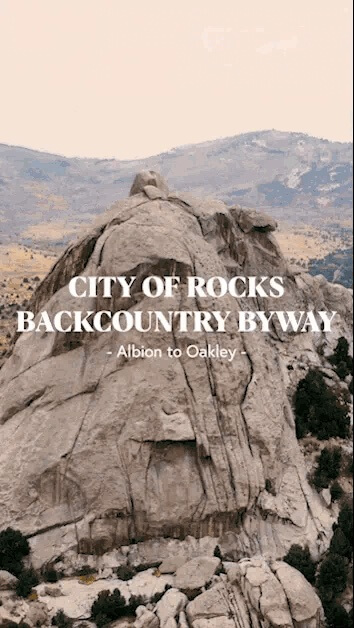 Thumbnail of the animated gif of City of Rocks Backcountry Byway