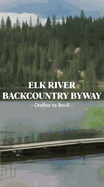 Thumbnail of the animated gif of Elk River Backcountry Byway.