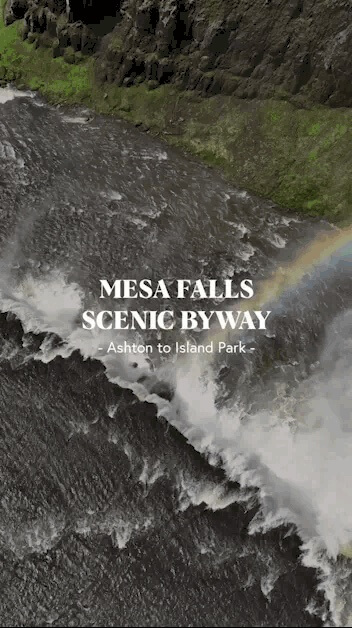 Thumbnail of the animated gif of Mesa Falls Scenic Byway.