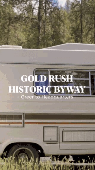 Thumbnail of the animated gif of Gold Rush Historic Byway.