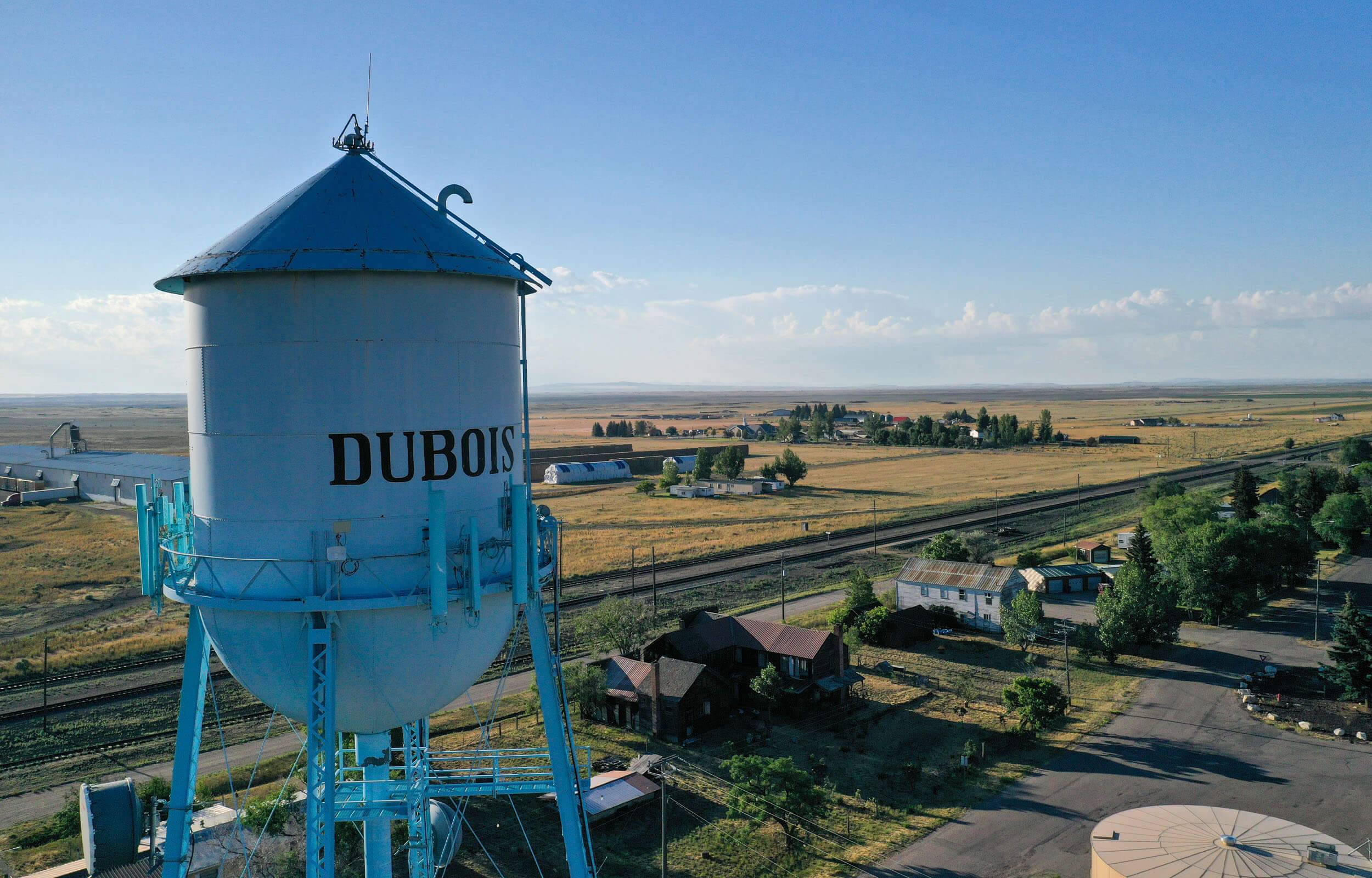 Water tower for the town of Dubois.