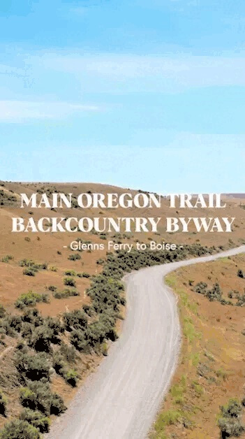 Thumbnail of the animated gif of Main Oregon Trail Backcountry Byway.