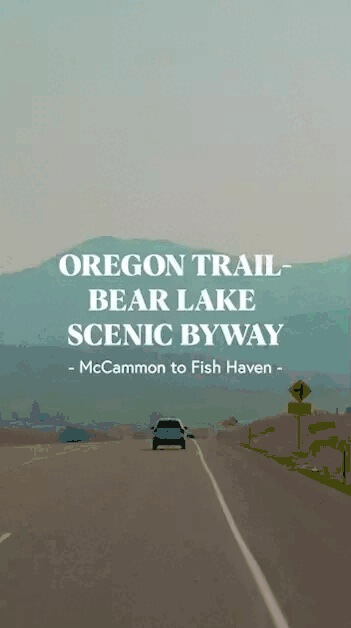 Thumbnail of the animated gif of Oregon Trail Bear Lake Scenic Byway.
