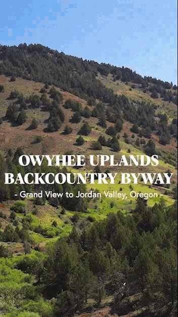 Thumbnail of the animated gif of Owyhee Uplands Backcountry Scenic Byway.