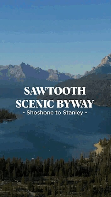 Thumbnail of the animated gif of Sawtooth Scenic Byway.