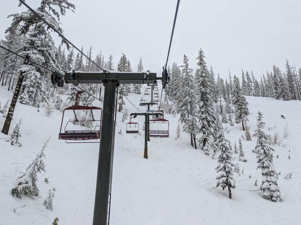 ski lift at silver mountain resort