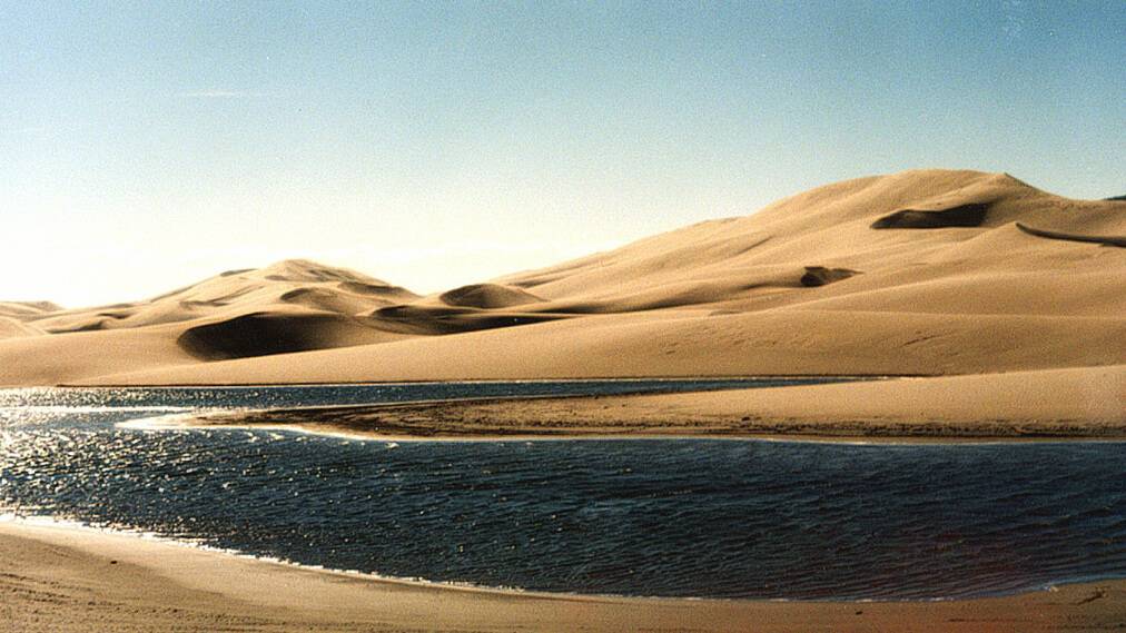 St. Anthony sand dunes.