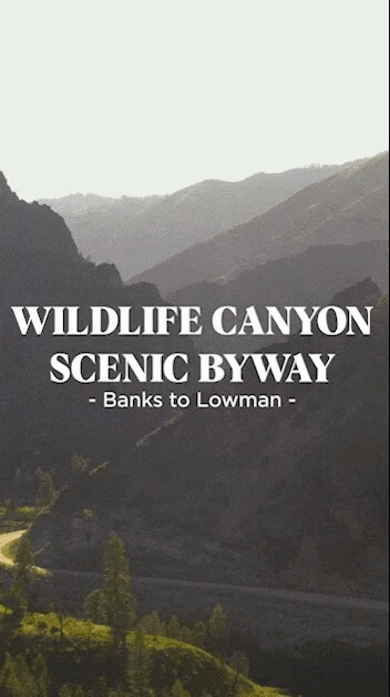 Thumbnail of the animated gif of Wildlife Canyon Scenic Byway.