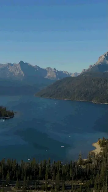 Animated gif of Sawtooth Scenic Byway.