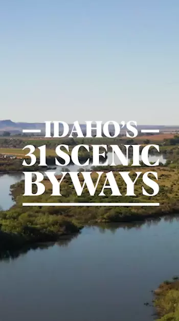 Animated gif of Snake River Canyon Scenic Byway.